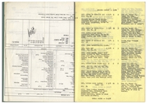 Moe Howard's 27pp. Script Dated October 1951 for The Three Stooges Film ''Listen, Judge'' -- With 6 Extra Pages of Shot Lists & Call Sheets -- Very Good Plus Condition